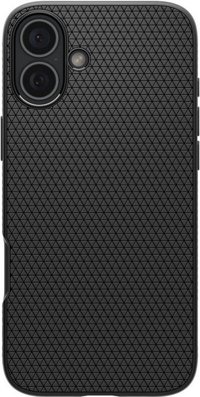 Etui do iPhone 16 Plus, Liquid Air, Matte Black, Spigen