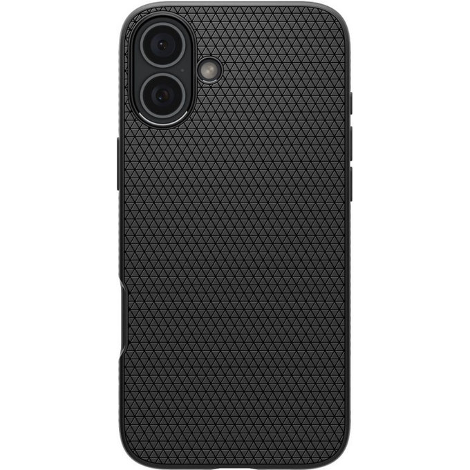 Etui do iPhone 16 Plus, Liquid Air, Matte Black, Spigen