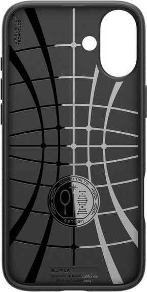 Etui do iPhone 16 Plus, Liquid Air, Matte Black, Spigen