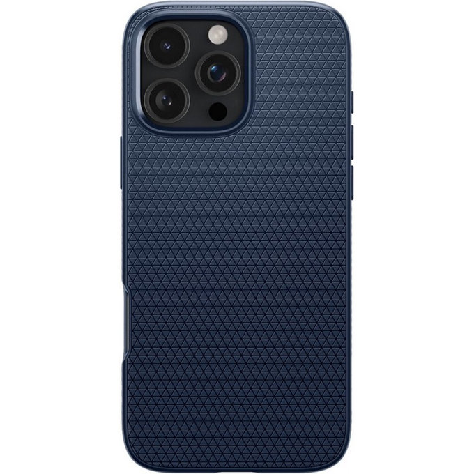 Etui do iPhone 16 Pro, Liquid Air, Navy Blue, Spigen