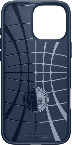 Etui do iPhone 16 Pro, Liquid Air, Navy Blue, Spigen