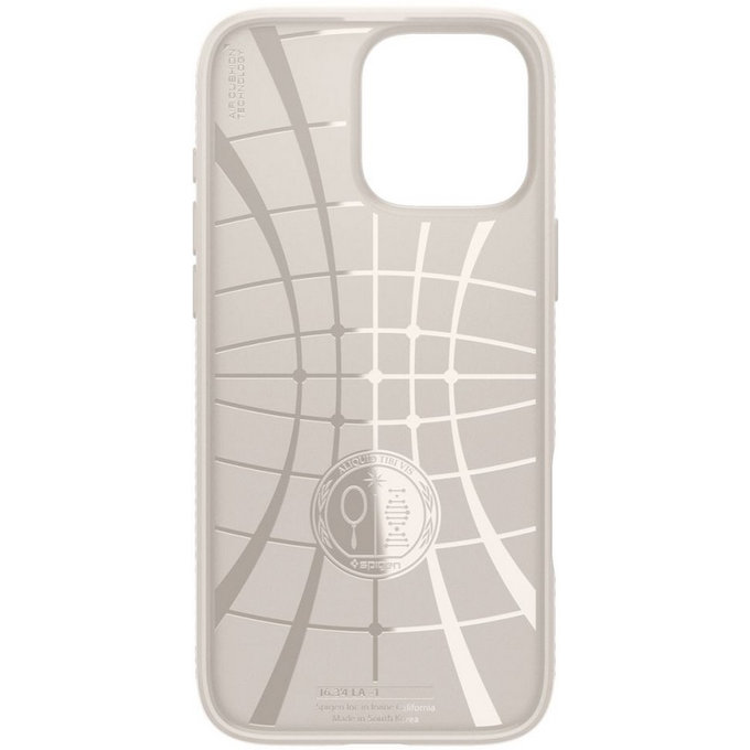 Etui do iPhone 16 Pro, Liquid Air, Natural Titanium, Spigen