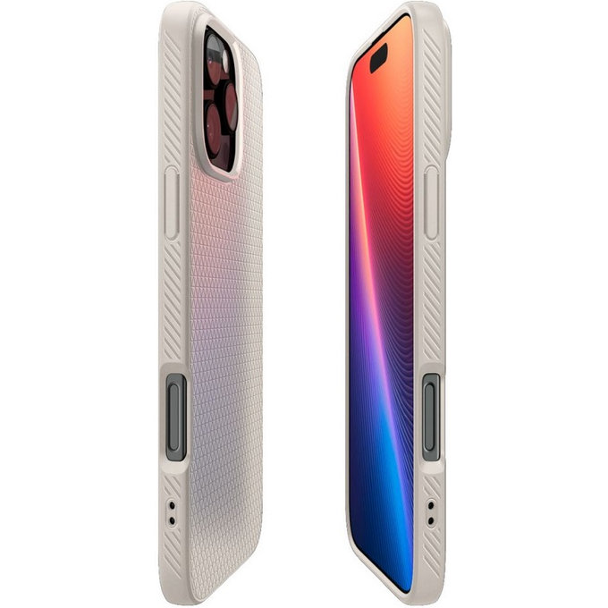 Etui do iPhone 16 Pro, Liquid Air, Natural Titanium, Spigen