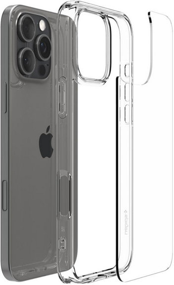 Etui do iPhone 16 Pro, Ultra Hybrid, Crystal Clear, Spigen