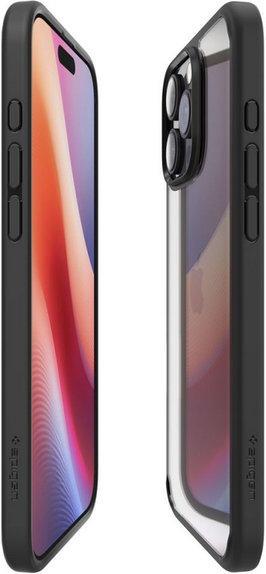 Etui do iPhone 16 Pro, Ultra Hybrid, Matte Black, Spigen