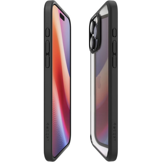 Etui do iPhone 16 Pro, Ultra Hybrid, Matte Black, Spigen