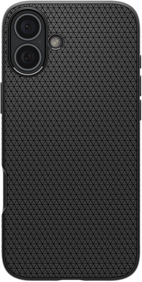 Etui do iPhone 16, Liquid Air, Matte Black, Spigen