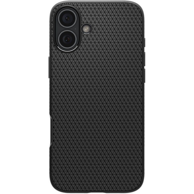 Etui do iPhone 16, Liquid Air, Matte Black, Spigen