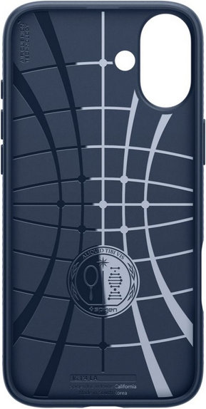 Etui do iPhone 16, Liquid Air, Navy Blue, Spigen