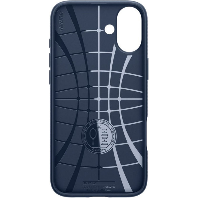Etui do iPhone 16, Liquid Air, Navy Blue, Spigen