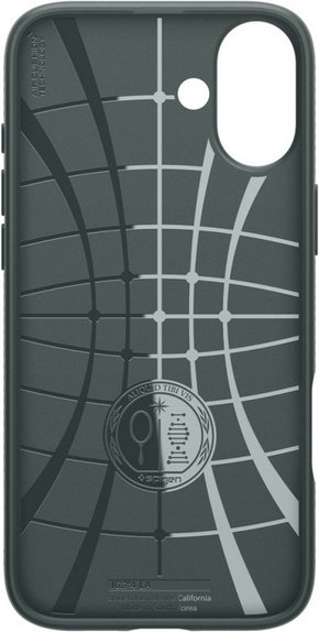 Etui do iPhone 16, Liquid Air, Abyss Green, Spigen