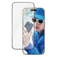 Szkło hartowane UWF z aplikatorem do iPhone 16 Pro, Czarne, PanzerGlass