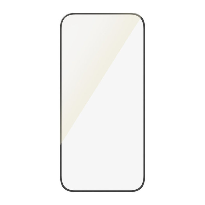 Szkło hartowane UWF Eyecare z aplikatorem do iPhone 16/15, Czarne, PanzerGlass