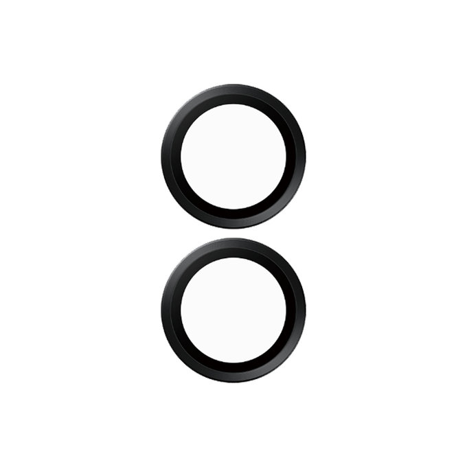 Ochraniacz obiektywu aparatu Hoops do iPhone 16, 16 Plus, czarny, black, PanzerGlass