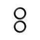 Ochraniacz obiektywu aparatu Hoops do iPhone 16, 16 Plus, czarny, black, PanzerGlass