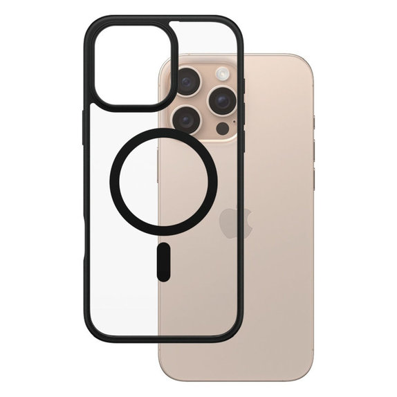 Etui HardCase z MagSafe do iPhone 16 Pro Max, Czarny, PanzerGlass