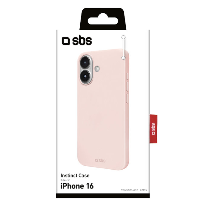 Etui do iPhone 16, Instinct, Różowy, Pink, SBS