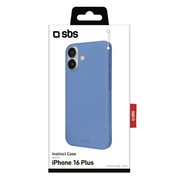 Etui do iPhone 16 Plus, Instinct, Niebieski, Blue, SBS