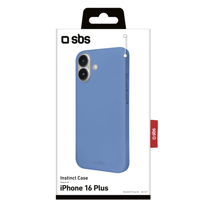 Etui do iPhone 16 Plus, Instinct, Niebieski, Blue, SBS
