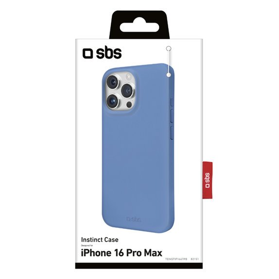 Etui do iPhone 16 Pro Max, Instinct, Niebieski, Blue, SBS