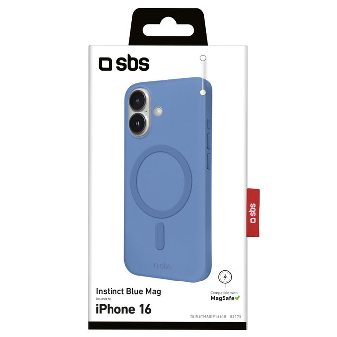 Etui do iPhone 16, Instinct Mag z MagSafe, Niebieski, Blue, SBS