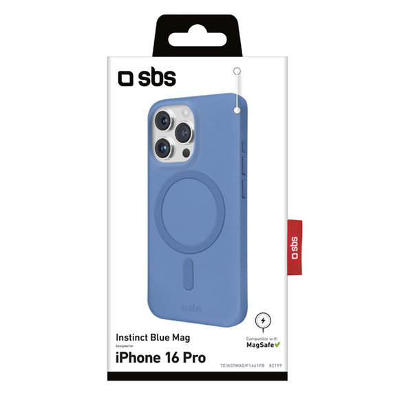 Etui do iPhone 16 Pro, Instinct Mag z MagSafe, Niebieski, Blue, SBS
