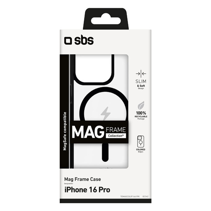 Etui z MagSafe do iPhone 16, Mag Frame, Niebieski, Blue, SBS
