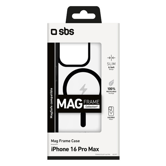 Etui z MagSafe do iPhone 16 Pro, Mag Frame, Niebieski, Blue, SBS