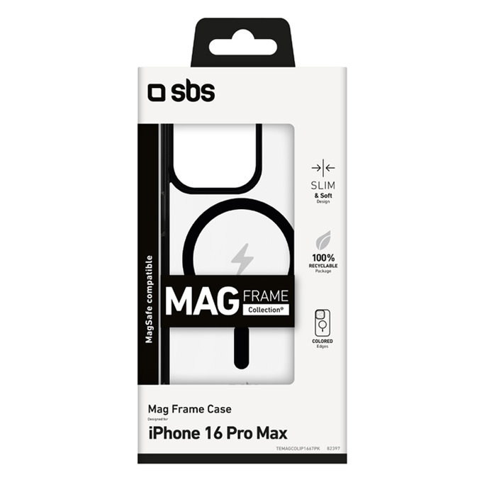 Etui z MagSafe do iPhone 16 Pro, Mag Frame, Niebieski, Blue, SBS
