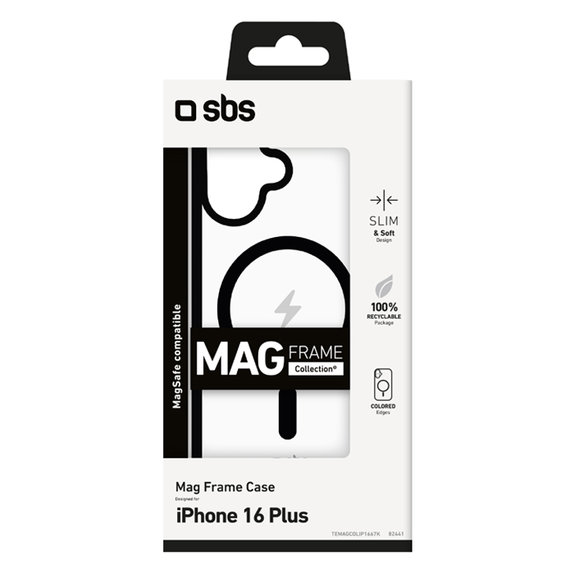 Etui z MagSafe do iPhone 16 Pro Max, Mag Frame, Niebieski, Blue, SBS