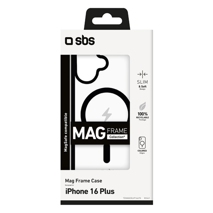 Etui z MagSafe do iPhone 16 Pro Max, Mag Frame, Niebieski, Blue, SBS