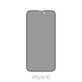 Szkło ochronne do iPhone 16, Privacy Anti-Spy, FixPremium