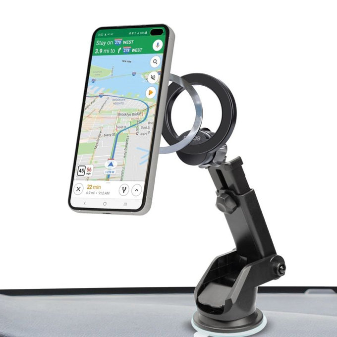 Uchwyt samochodowy Circle Mag z ramieniem teleskopowym, MagSafe, Czarny, Black, SBS