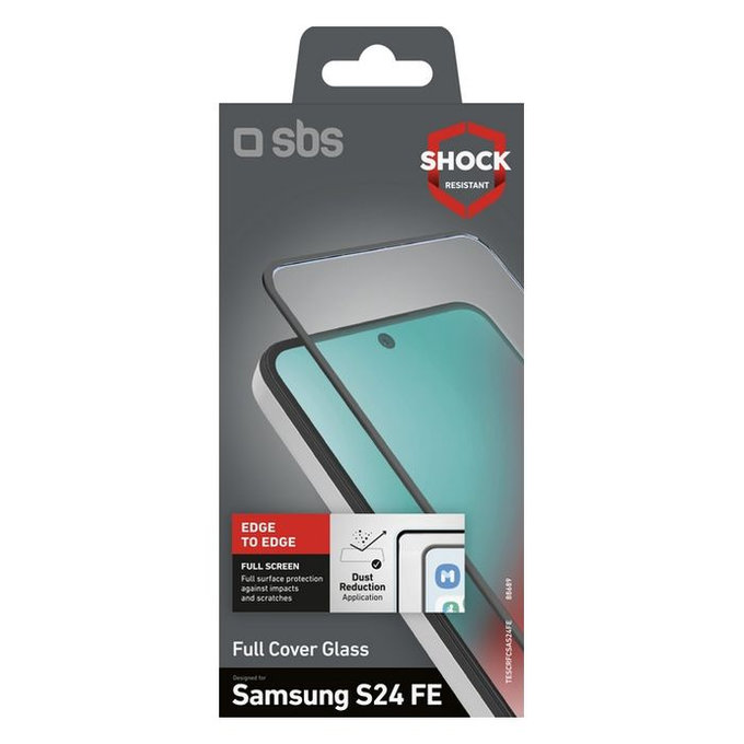 Szkło hartowane do Samsung A36, A56 i S24 FE, Czarny, Black, FullCover, FixPremium