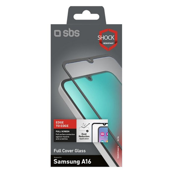 Szkło hartowane do Samsung A17, A16 i A26, Czarny, Black, FullCover, FixPremium