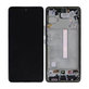 Wyświetlacz do Samsung A73 A736, Ekran dotykowy z ramką, Czarny, Black, TFT