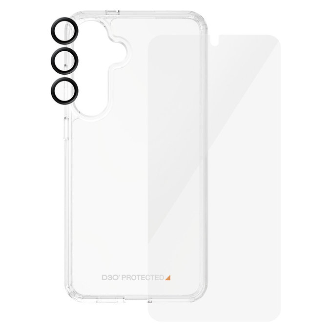 Bundle Hoops + Szkło hartowane UWF + Hard Case D3O do Samsung Galaxy S24+, PanzerGlass