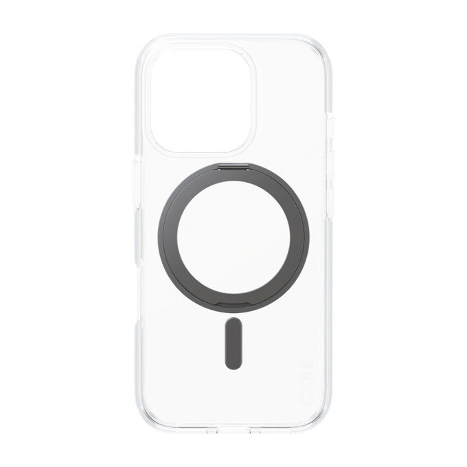 Etui Kickstand z MagSafe do iPhone 16 Pro, Czarne, CARE