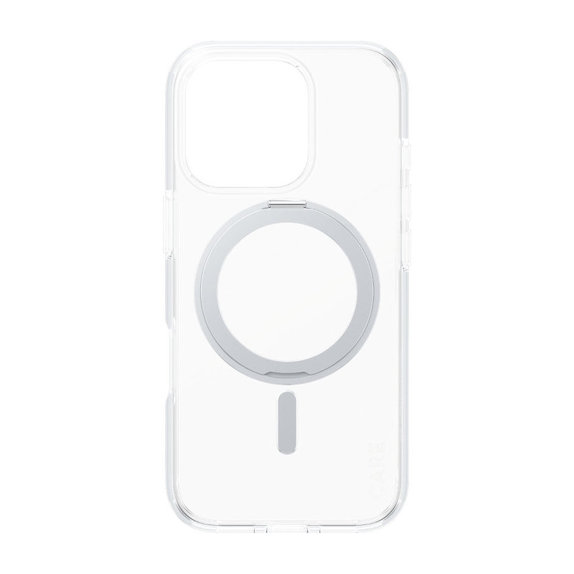 Etui Kickstand z MagSafe do iPhone 16 Pro, Srebrne, CARE