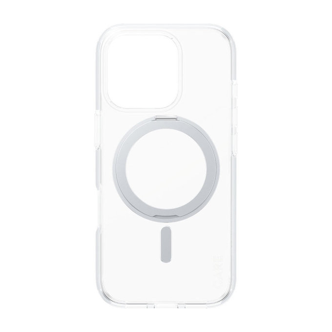 Etui Kickstand z MagSafe do iPhone 16 Pro, Srebrne, CARE