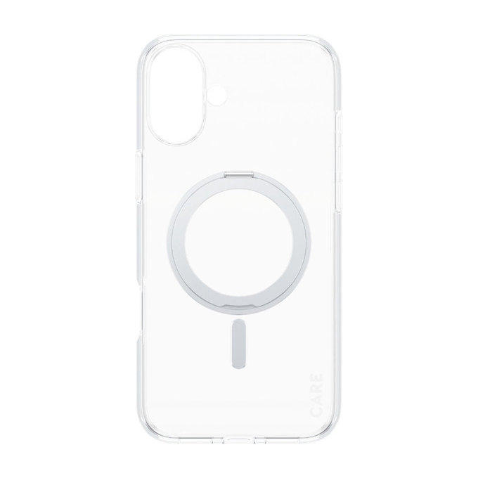 Etui Kickstand z MagSafe do iPhone 16 Plus, Srebrne, CARE