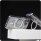 Etui Kickstand z MagSafe do iPhone 16 Plus, Srebrne, CARE