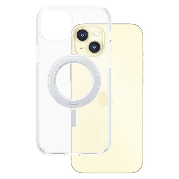 Etui Kickstand z MagSAFE by PanzerGlass do iPhone 15 Pro Max, Srebrne, PanzerGlass