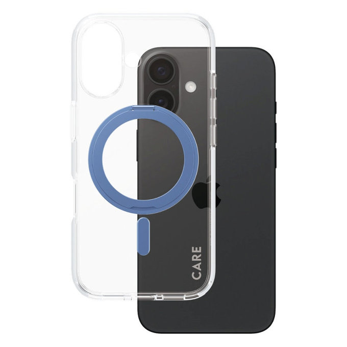 Etui Kickstand z MagSafe do iPhone 16, Niebieskie, CARE