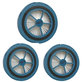 Filtr HEPA do Proscenic P10, P11, U11, 3 szt., Niebieski, Blue
