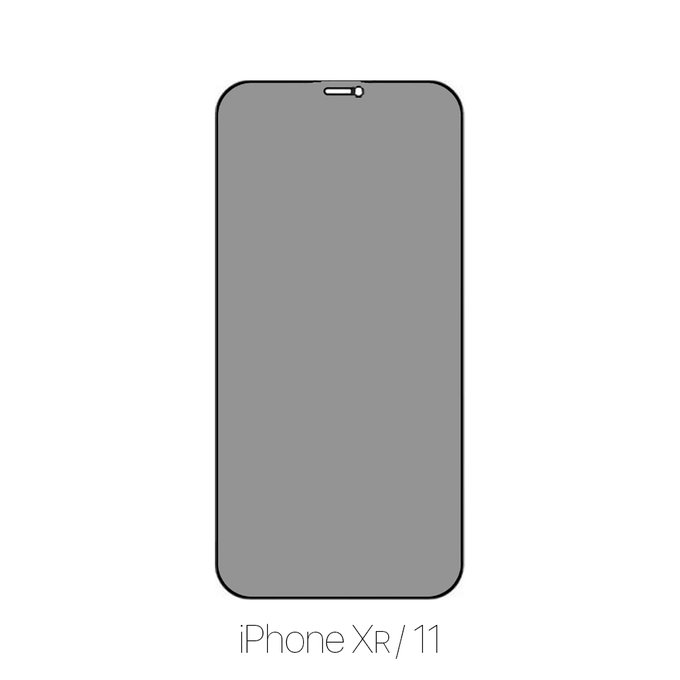 Szkło ochronne do iPhone XR, 11, Privacy Anti-Spy, FixPremium
