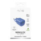 Ladowarka MiniPro USB-C, GaN, 20W, blue lagon, PURO