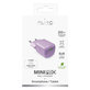 Ladowarka MiniPro USB-C, GaN, 20W, coraltastic, PURO