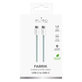 Kabel USB-C / USB-C, 60W, Fabrik FABK4, 1,5 m, island mist, PURO
