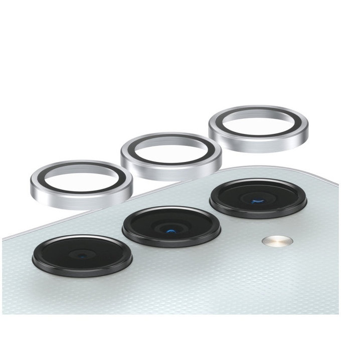 Osłona obiektywu aparatu Hoops do Samsung A25 5G, Jasnoniebieskie, PanzerGlass